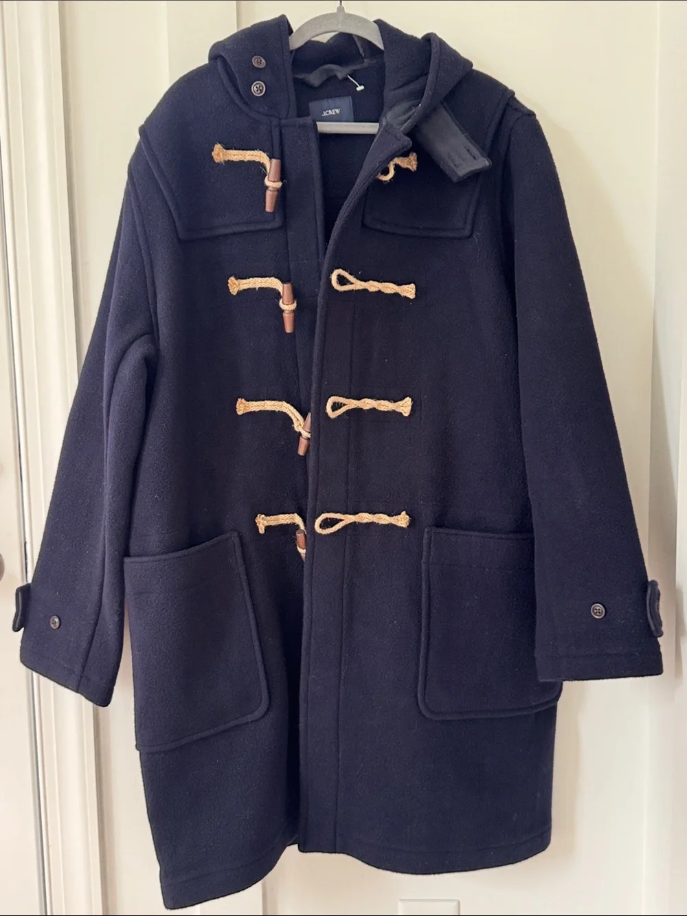 J Crew Duffle coat in wool Size L